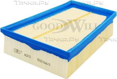 Воздушный фильтр GoodWill для Renault Grand Scenic II 2004-2009. Артикул AG 370