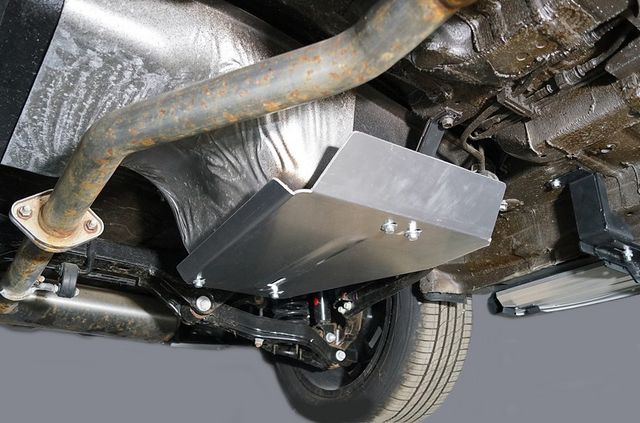 Защита алюминиевая ТСС (4 мм) для бака Changan CS55 2022-2026. Артикул ZKTCC00560