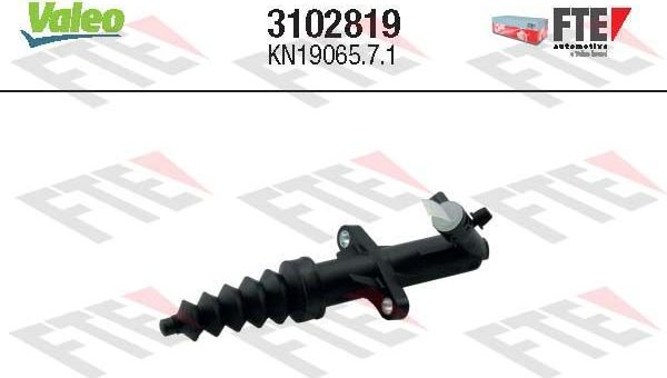 Цилиндр сцепления рабочий Valeo (полимерный материал). Артикул 3102819