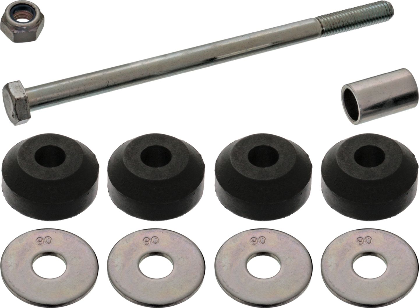 Стойка (тяга) стабилизатора Febi Bilstein (сталь). Артикул 41043