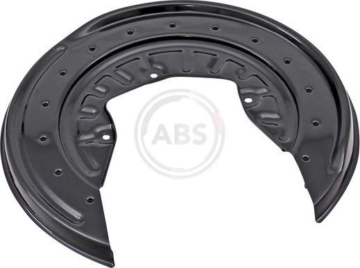 Кожух (щиток) тормозного диска ABS (алюминий) задний левый для Volkswagen Phaeton I 2002-2016. Артикул 11382