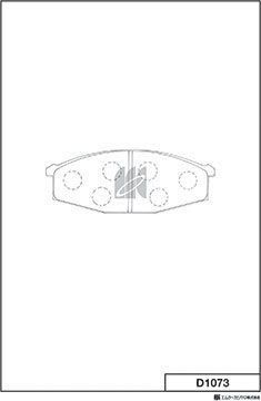 Тормозные колодки MK Kashiyama. Артикул D1073
