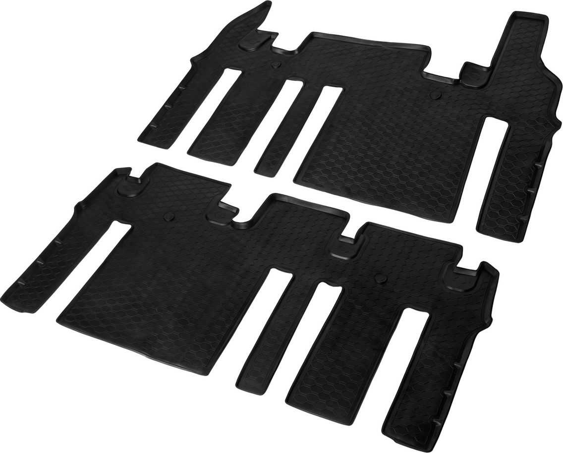 Коврики Rival для салона (2 и 3 ряд) Hyundai H1 II минивэн 2017-2026. Артикул 12312002