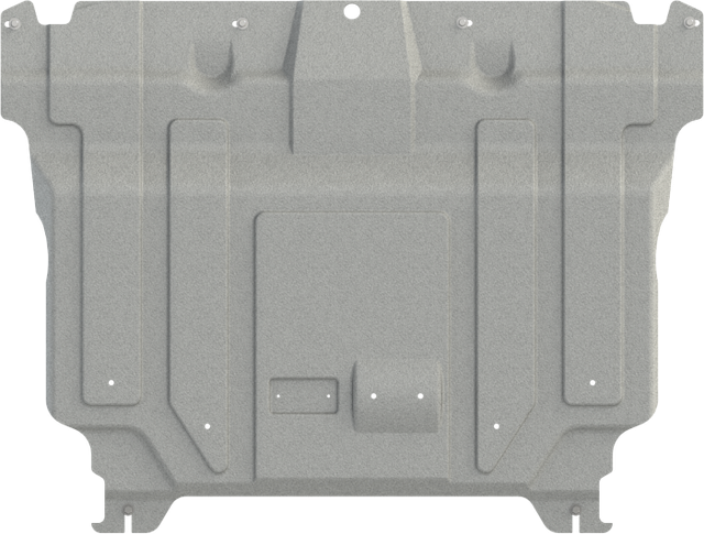 Защита алюминиевая Шериф (3 мм) для КПП Kaiyi X7 Kunlun 2023-2026. Артикул 51.6235