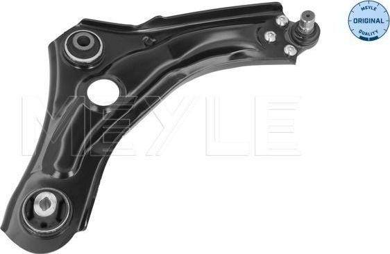 Поперечный рычаг передней подвески Meyle (Листовая сталь) правый нижний для Renault Megane IV 2015-2026. Артикул 16-16 050 0076