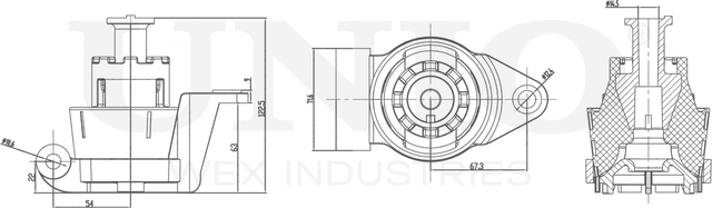 Опора двигателя (Unio). Артикул RMP-15029