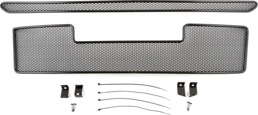 Сетка Arbori на решётку бампера, черная 10 мм для MITSUBISHI Pajero IV 2015-2026. Артикул 01-381115-101