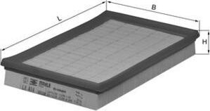 Воздушный фильтр Mahle. Артикул LX 414