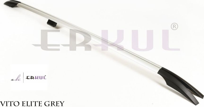 Рейлинги продольные Elit (ориг. дизайн) для Mercedes-Benz Vito W639 длинная база 2003-2014 СЕРЕБРИСТЫЕ. Артикул 22.SKP.01.03.US.G