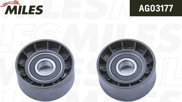 Натяжной ролик (натяжитель) приводного ремня Miles. Артикул AG03177