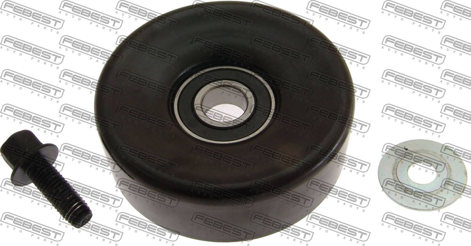 Натяжной ролик (натяжитель) приводного поликлинового ремня Febest. Артикул 0187-2JZGE
