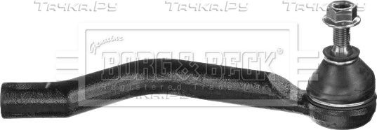 Наконечник рулевой тяги Borg & Beck правый для Renault Kadjar I 2015-2026. Артикул BTR5932