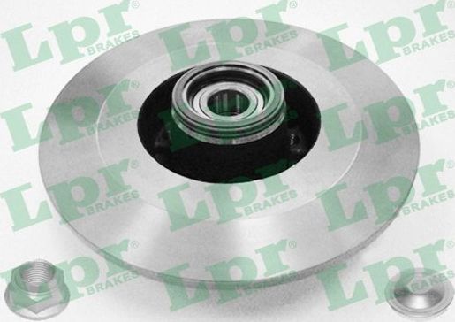 Тормозной диск LPR LPR HUB BRAKE DISC LINE задний для Renault Laguna III 2008-2010. Артикул R1045PCA