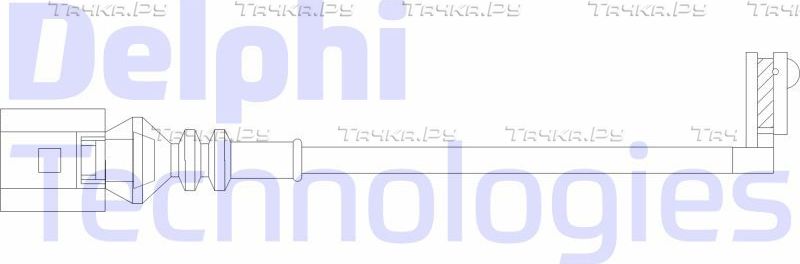 Датчик износа тормозных колодок  Delphi. Артикул LZ0328