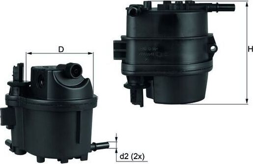 Топливный фильтр Mahle. Артикул KL 779