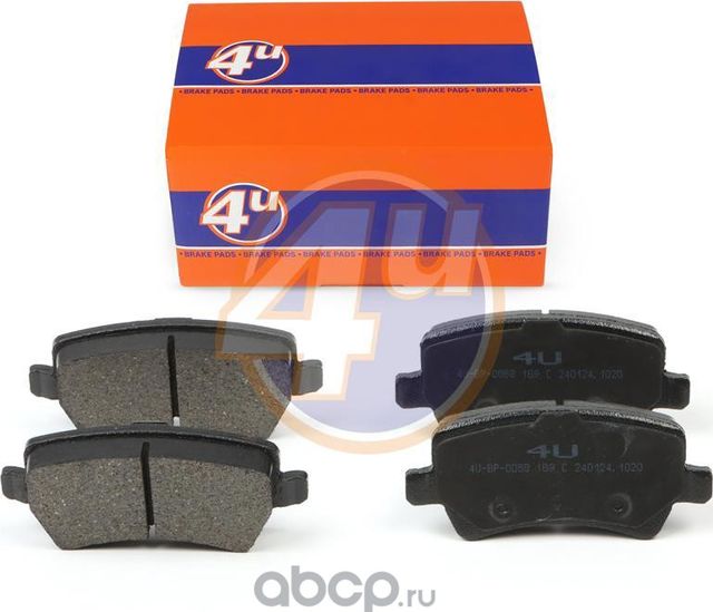 Колодки тормозные (4U). Артикул 4UBP0068