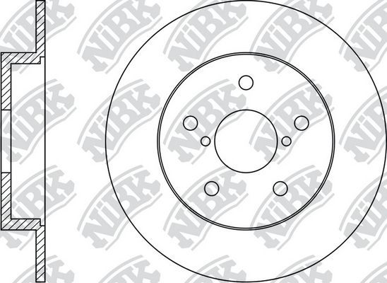 Тормозной диск NiBK. Артикул RN1524