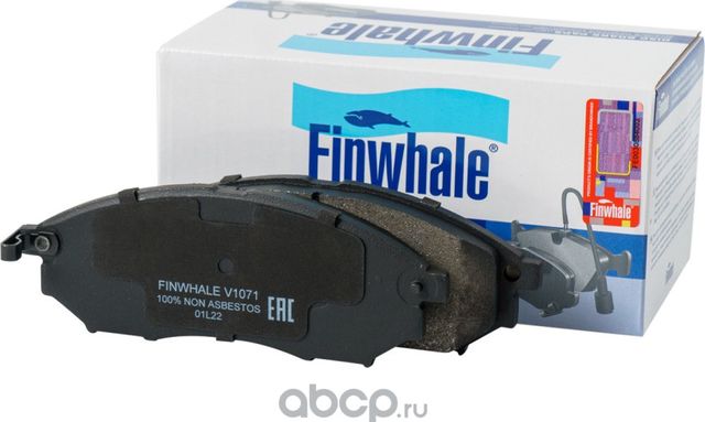 Колодки тормозные NISSAN MURANO/PATHFINDER/QASHQAI/RENAULT KOLEOS передние (Finwhale). Артикул V1071
