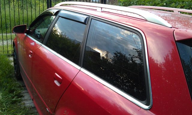 Дефлекторы Cobra Tuning для окон Audi A4 B6, B7 универсал 2000-2009. Артикул A12001