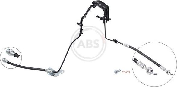 Тормозной шланг ABS задний левый для Toyota ProAce II 2016-2019. Артикул SL 1246