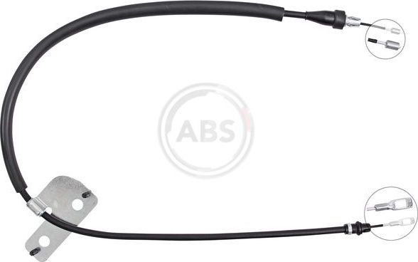 Трос ручника (тросик ручного тормоза) ABS. Артикул K16024