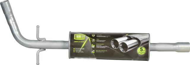 Глушитель (средняя часть) Trialli для Volkswagen Polo V 2015-2026. Артикул EAM 1805