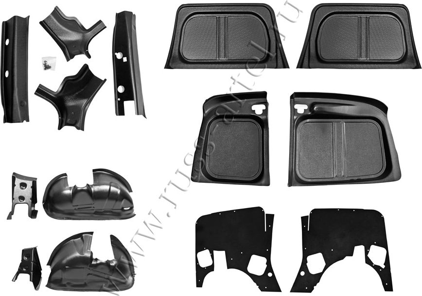 Защитный комплект №1 Русская Артель со скотчем 3М для ВАЗ Lada Largus I фургон 2012-2019. Артикул ZKLL-053402