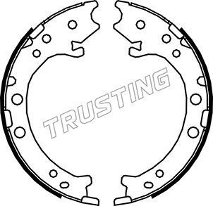 Тормозные колодки (стояночная тормозная система) Trusting. Артикул 044.026
