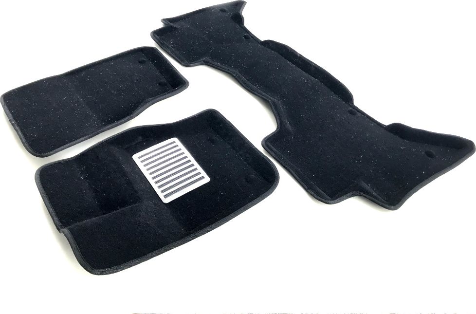 Коврики текстильные Euromat 3D Lux для салона Land Rover Range Rover Vogue L405 2014-2021 ЧЕРНЫЕ. Артикул EM3D-003106