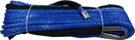 Трос синтетический Telawei 25м х 12мм (готовый) Синий. Артикул SR-12X25-BL