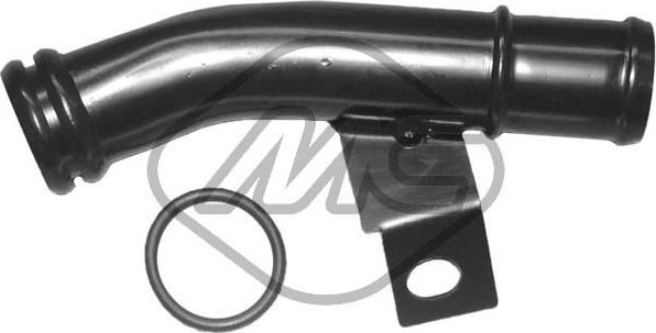 Патрубок радиатора (системы охлаждения) Metalcaucho. Артикул 03108