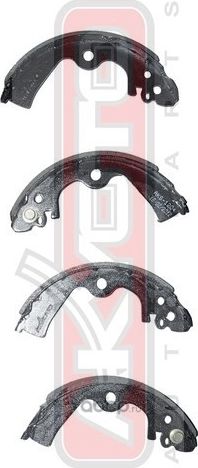 Тормозные колодки Akyoto Packing AKYOTO задние для Nissan Micra K11 1992-2003. Артикул AKS-1204