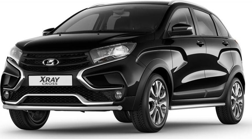 Защита PT Group переднего бампера одинарная d51 (НПС) для Lada Xray Cross 2018-2026. Артикул LXC220202