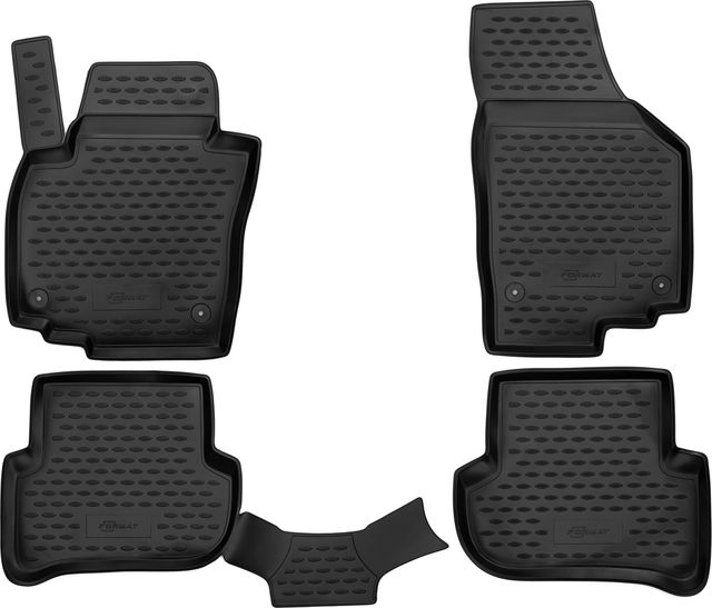 Коврики Format c повышенной износостойкостью для салона Skoda Yeti 2009-2018. Артикул FORMAT.45.10.210kh