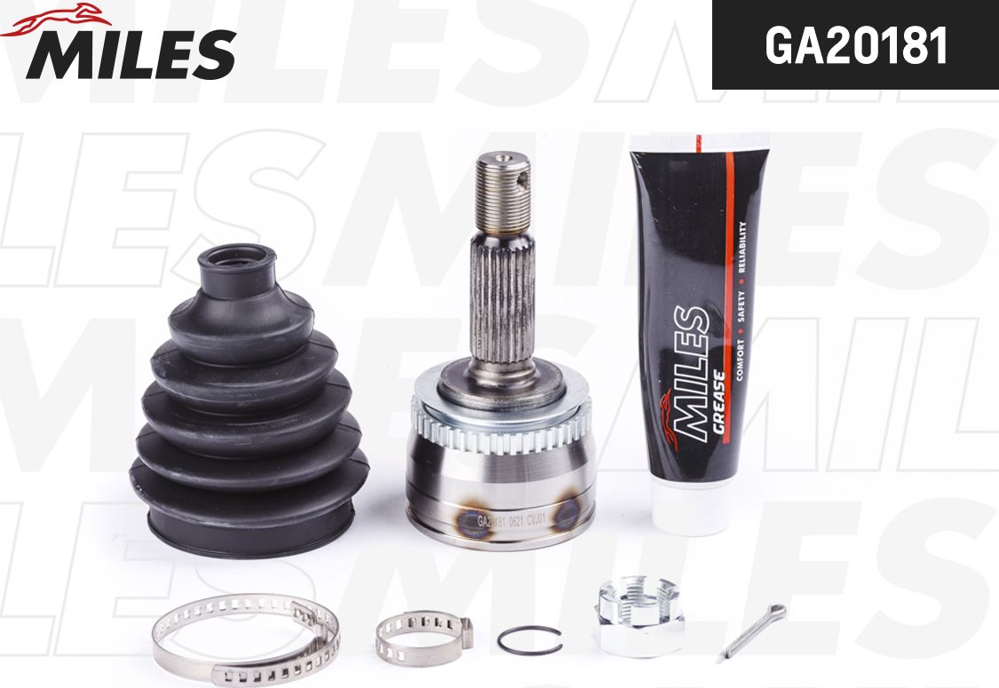 Шрус наружный (граната) Miles. Артикул GA20181