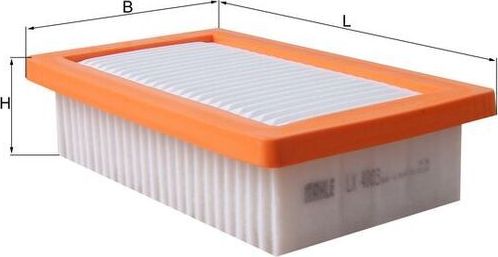 Воздушный фильтр Mahle. Артикул LX 4803