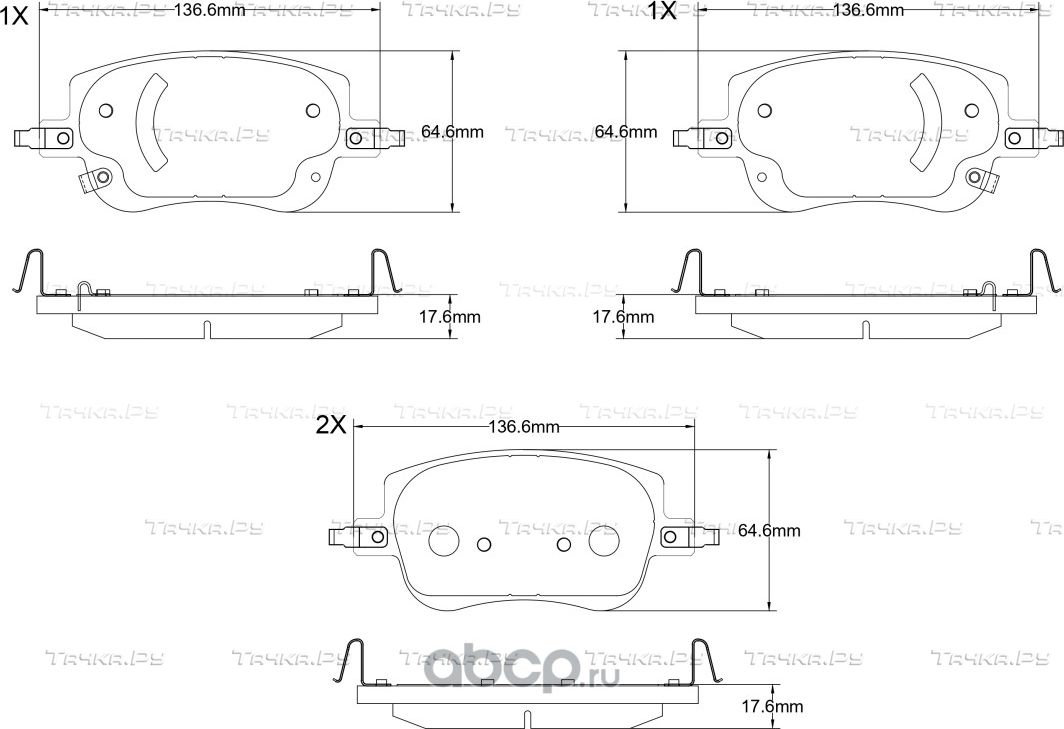 Колодки тормозные HAVAL JOLION перед. (Barnett). Артикул CN011
