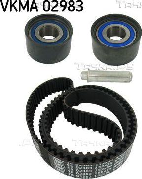 Ремень ГРМ с роликами (комплект) SKF для Peugeot Boxer II (230) 2000-2002. Артикул VKMA 02983
