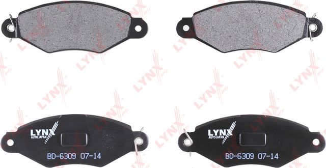 Тормозные колодки LYNXauto передние для Renault Kangoo I 1997-2009. Артикул BD-6309
