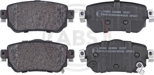 Тормозные колодки ABS. Артикул 35063