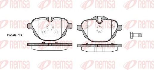Тормозные колодки Remsa. Артикул 1421.00