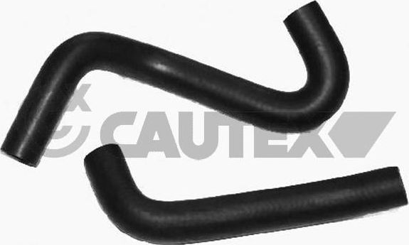 Патрубок радиатора (системы охлаждения) Cautex. Артикул 751906