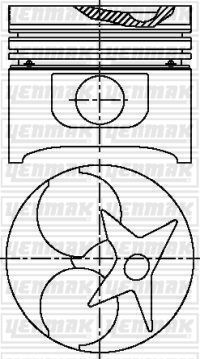 Поршень Yenmak для PUCH G-modell W463 1989-1993. Артикул 31-04921-000