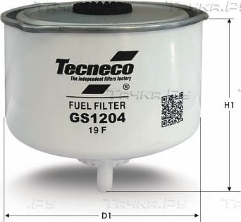 Топливный фильтр  Tecneco Filters. Артикул GS1204