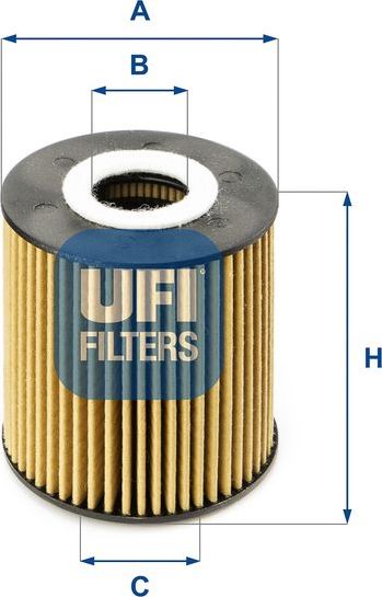 Масляный фильтр UFI. Артикул 25.052.00