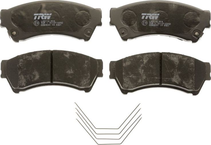 Тормозные колодки TRW COTEC. Артикул GDB3501