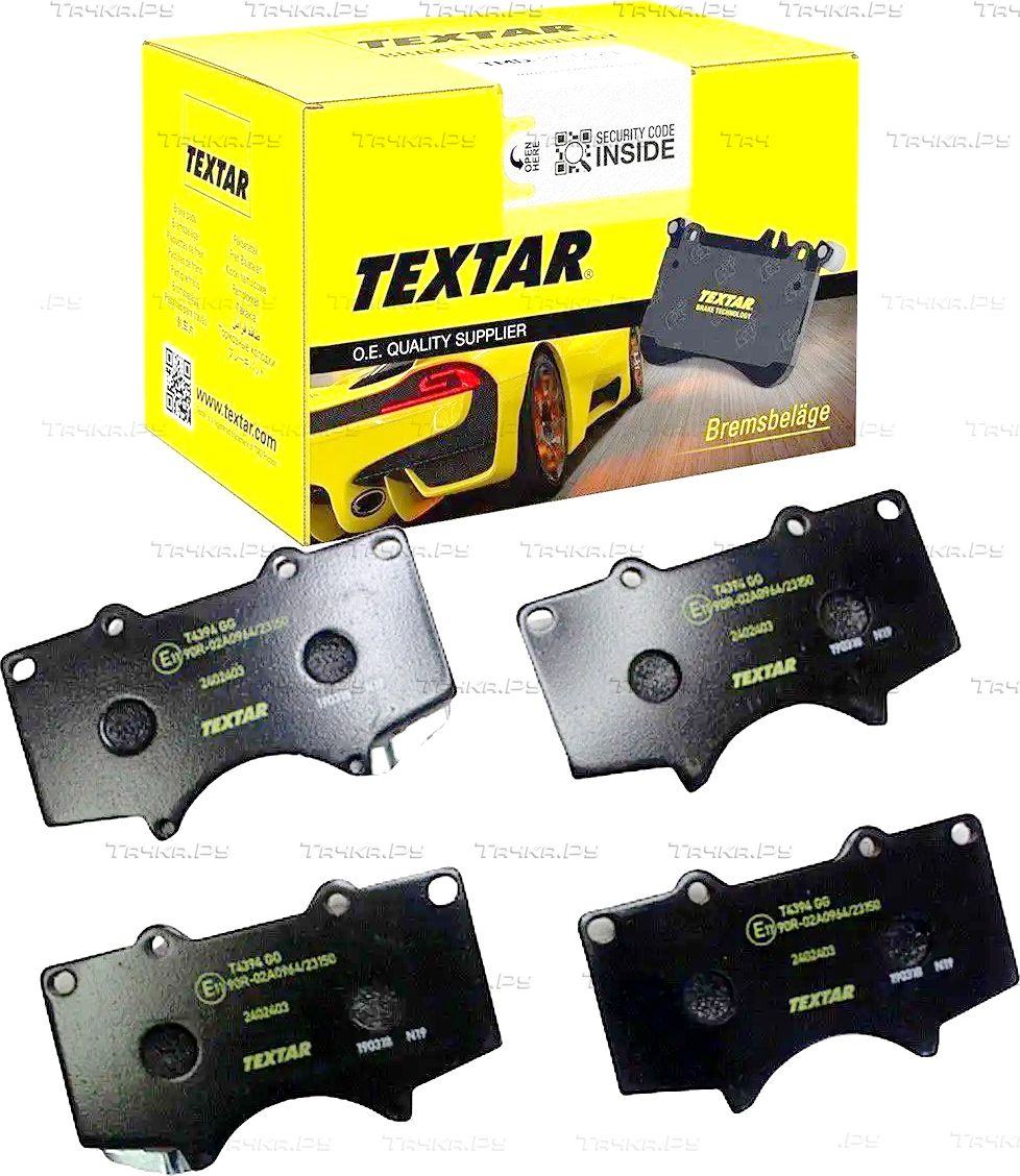 Тормозные колодки Textar передние для Toyota 4Runner V 2010-2026. Артикул 2402403