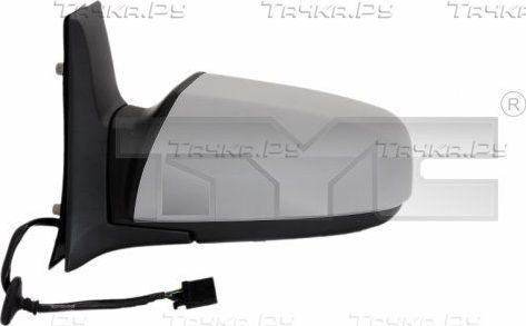 Зеркало боковое TYC левое для Opel Zafira B 2005-2009. Артикул 325-0084