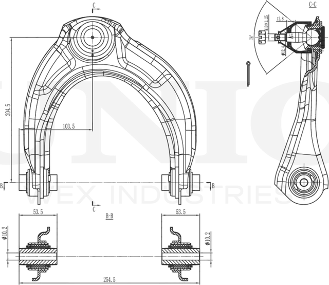 Рычаг подвески (Unio). Артикул SSP-40094