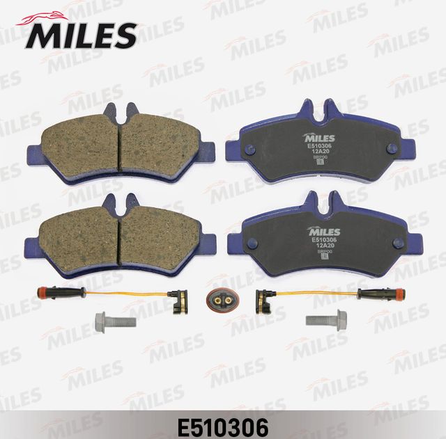 Тормозные колодки Miles (Керамика). Артикул E510306
